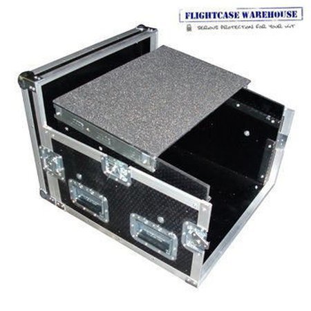 11u x 4u Angled Mixer Rack Flight Case